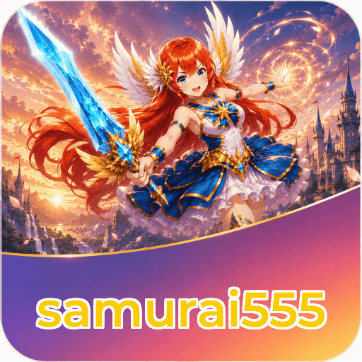 Identitas visual samurai555 v4.7.5 pada perangkat uji Android